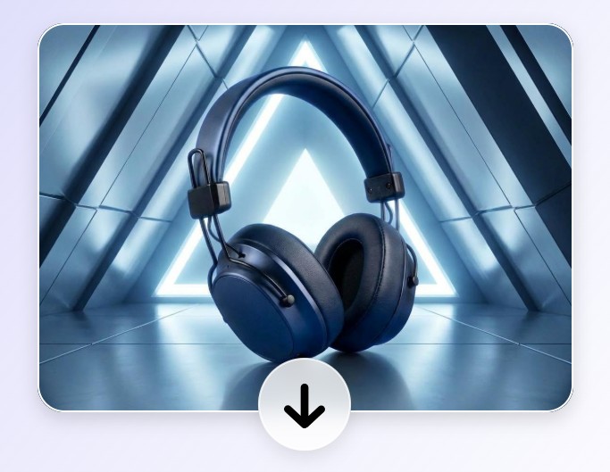 Step 3 download the AI generated product image for free without watermarks