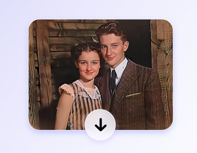 Step 3 download the fixed old photo in high quality