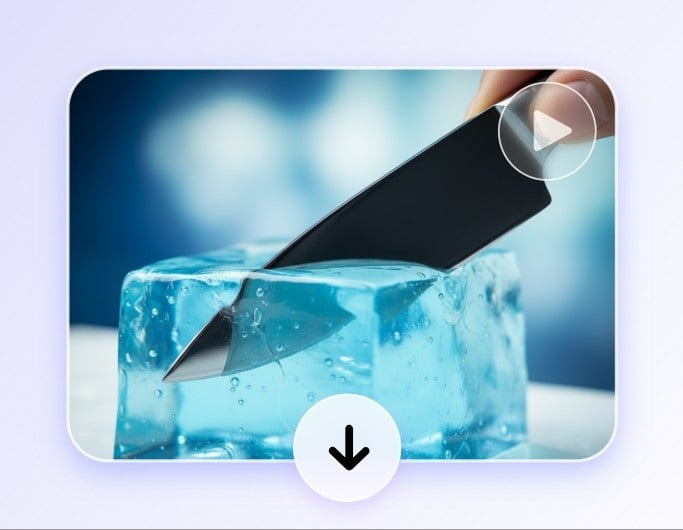 Step 3 to download the ai asmr video