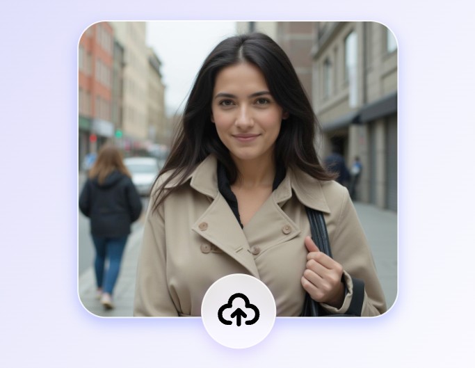 Étape 1 importer une photo d'une jeune femme pour commencer à créer une affiche wanted gratuitement