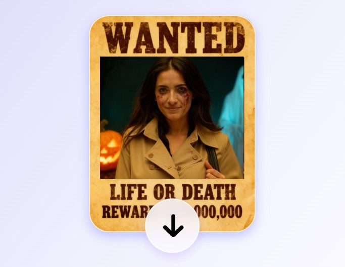 Étape 3 télécharger l'affiche wanted personnalisée gratuite