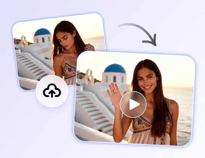 Step two enter a prompt and turn a photo into a video