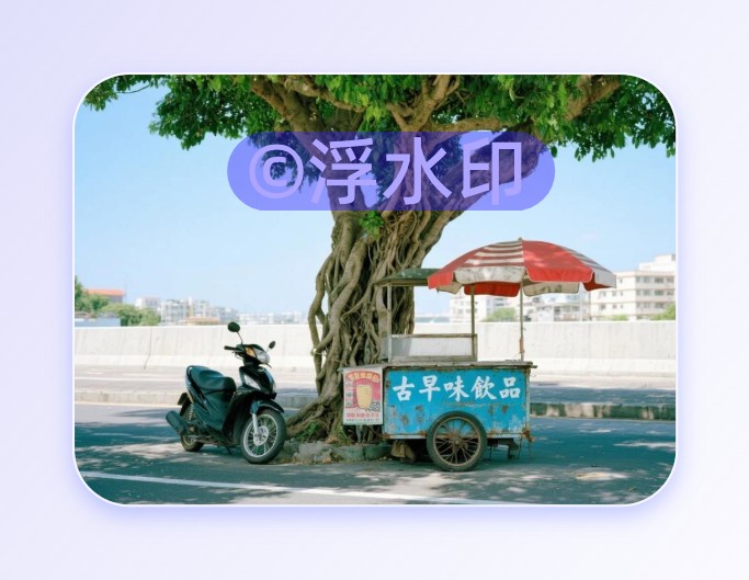 步驟二塗抹圖片上浮水印的部分