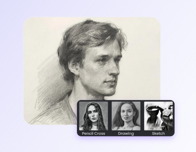 Step two to pick the style and start to sketch process