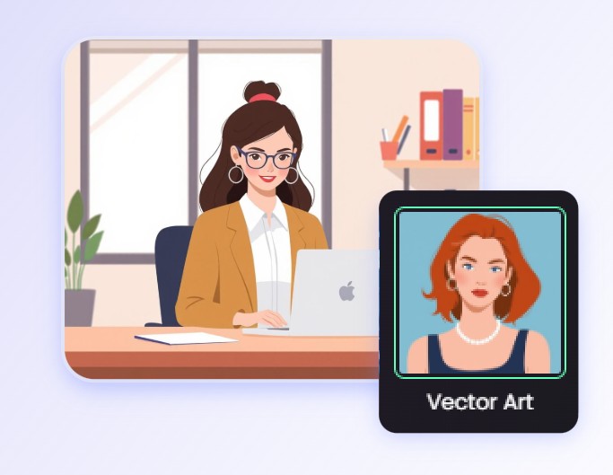 Step two to pick the vector art style