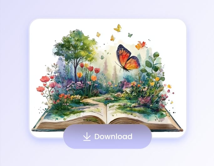 Step3 download generated book illustration