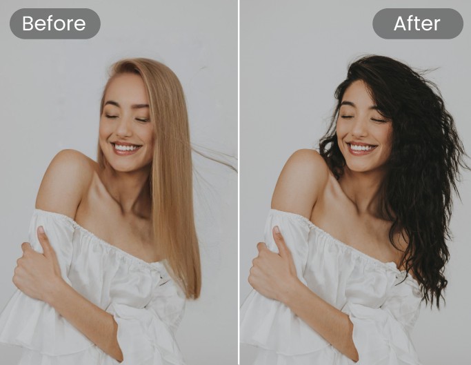 Échange de coiffure