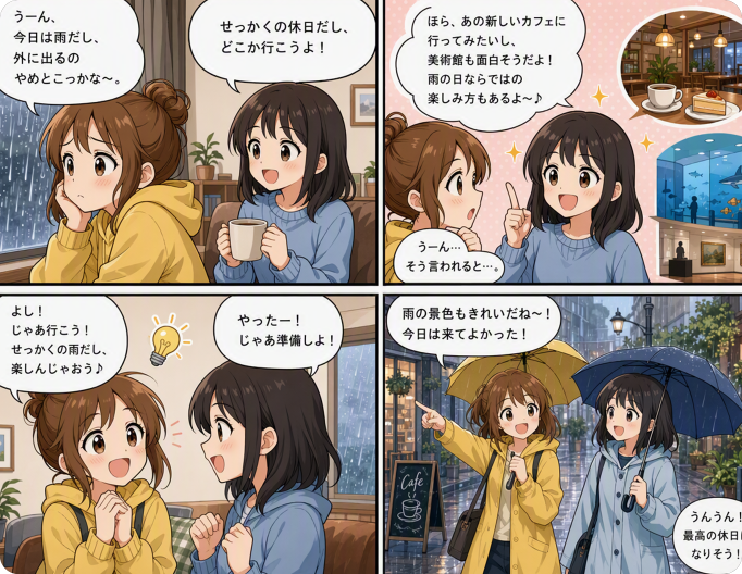 漫画に台詞を追加