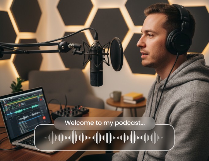 Text to speech podcasts