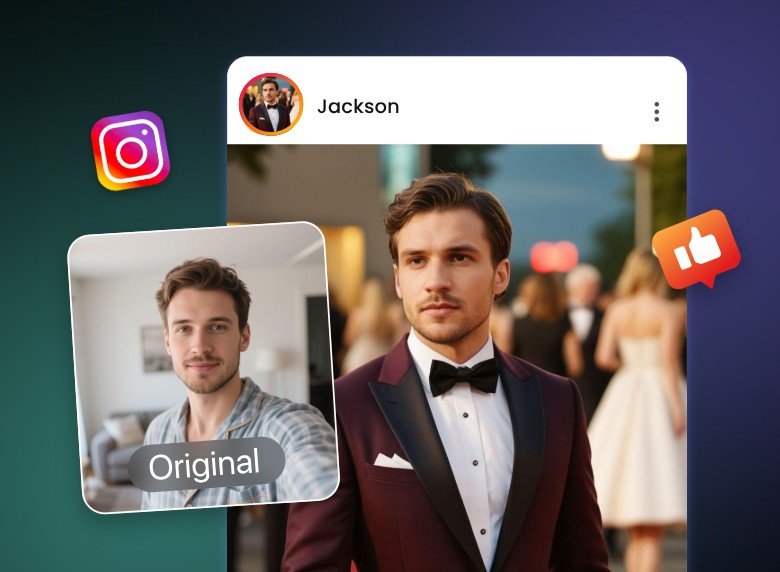 Mème de portraits IA