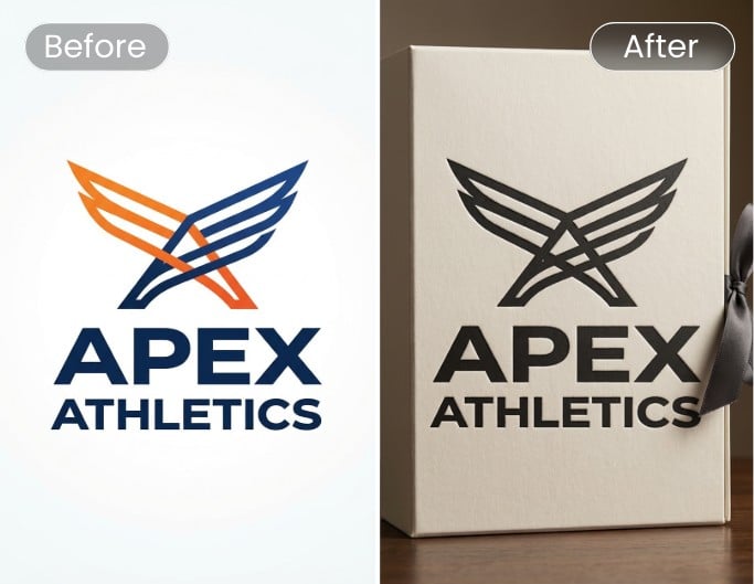 Turn a logo into stencil art