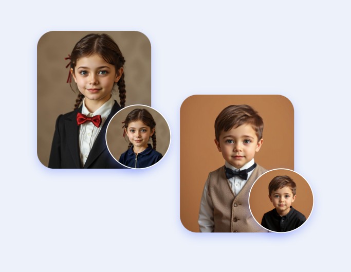 Transformer une image ordinaire en photo de profil formelle pour vos enfants grâce à l'IA