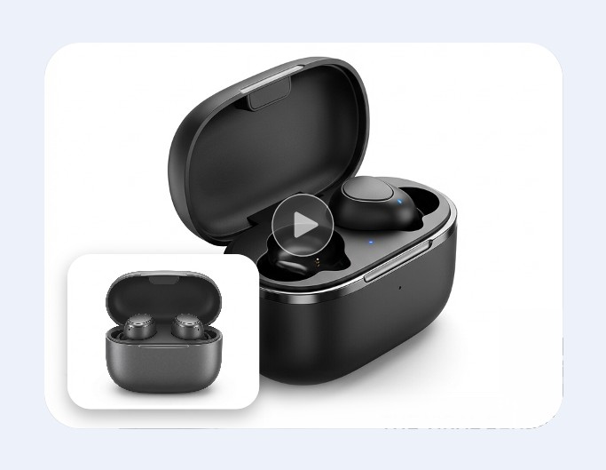 Turn a picture of black headphones into a dynamic showcase video