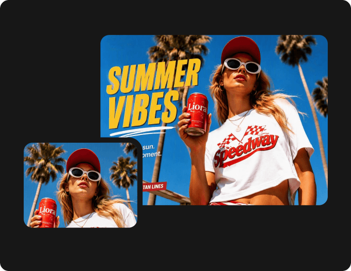 Turn an ordinary image into a podcast video cover