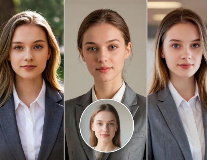 Turn selfie into polished headshots