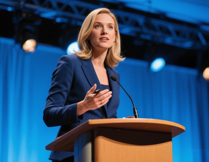 Tutorial explainer video featuring a female spokesperson