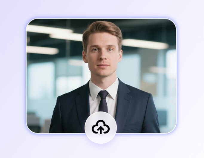 Upload a photo of a man in a suit