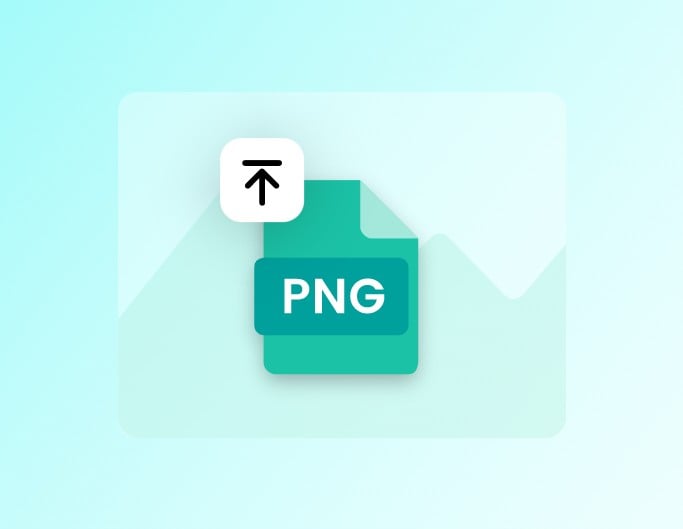 upload a png file