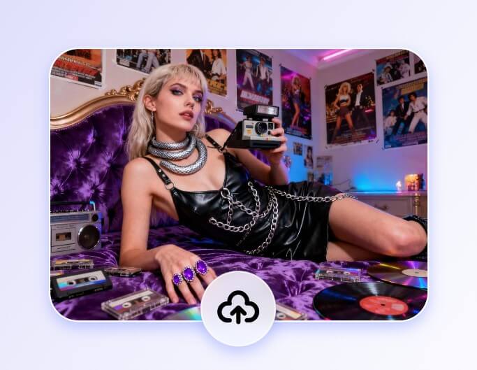 写真をアップロード