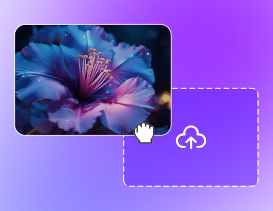 動画をアップロード