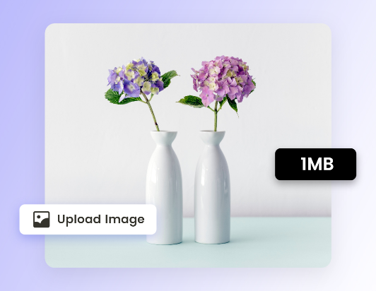 Upload flowers in vase image