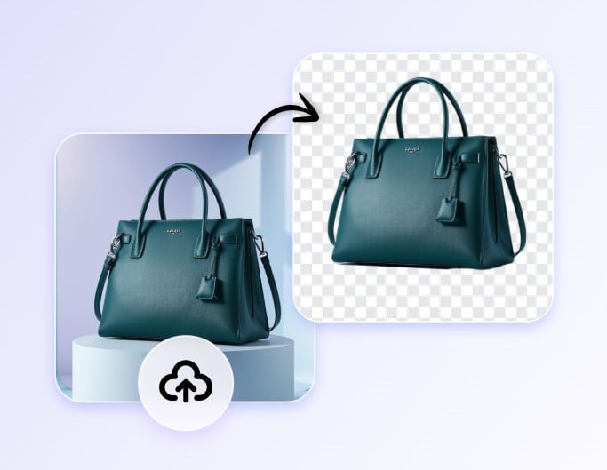 Upload image and use our ai background remover to recognize the object in your image