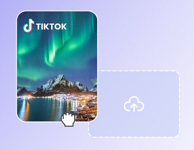 Upload the video to remove the watermark