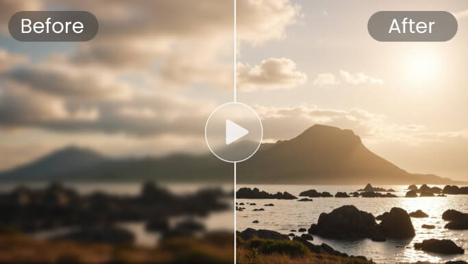 Fotorで風景のVlogを4Kにアップスケールする