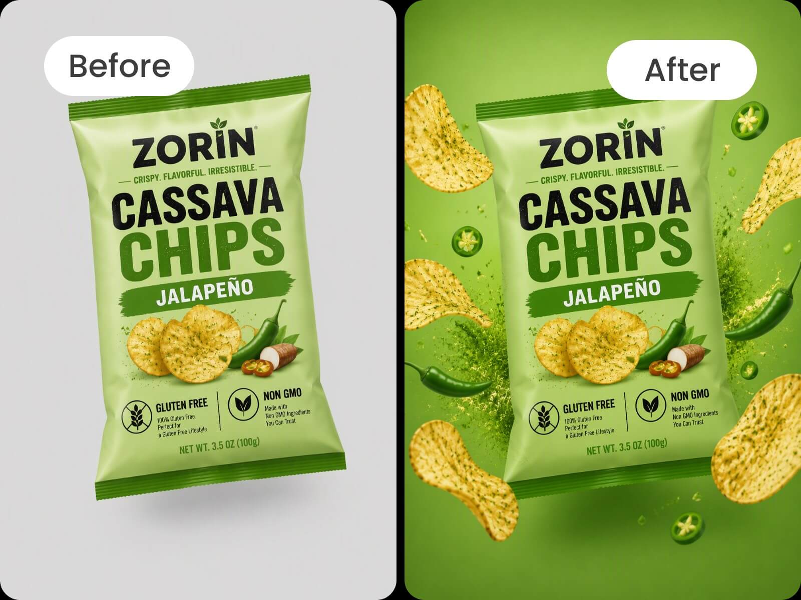 Use Fotor AI video editor to add motion graphics to product ad video