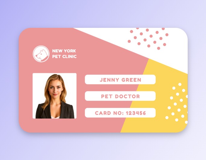 Use a resume photo for a business card