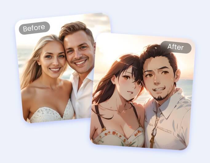 Use ai to generator ai couple profile photos