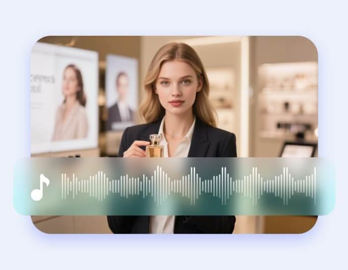 Use ai vocal generator to create background music for an advertisement video