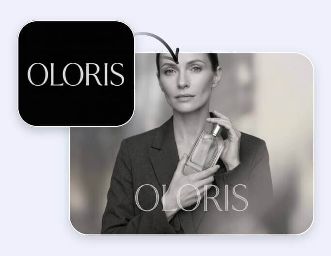 Use an ai generated logo font for brand advertising