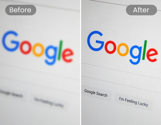 Use fotor logo enhancer to make website logo with higher quality