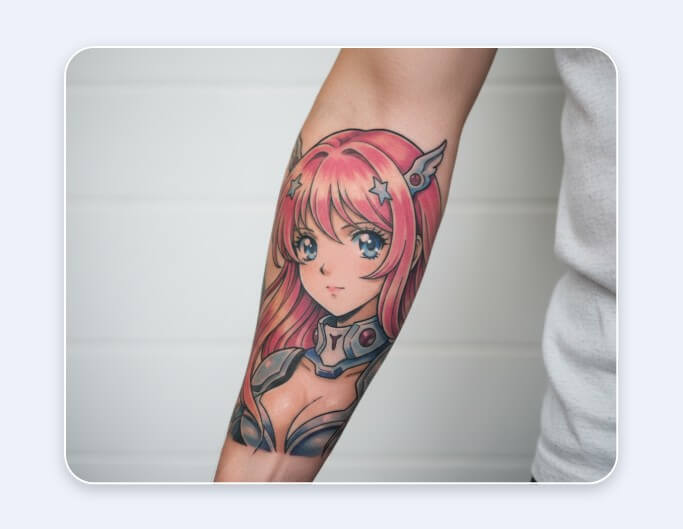 Fotor AI 애니메이션 아트 생성기를 사용하여 타투 디자인 만들기