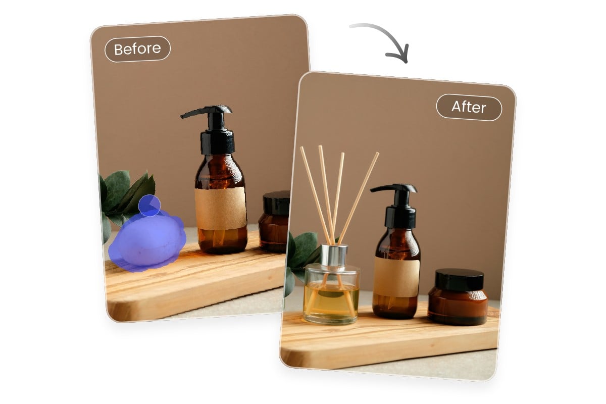 Use fotor ai product photography generator to replace elements for product picture