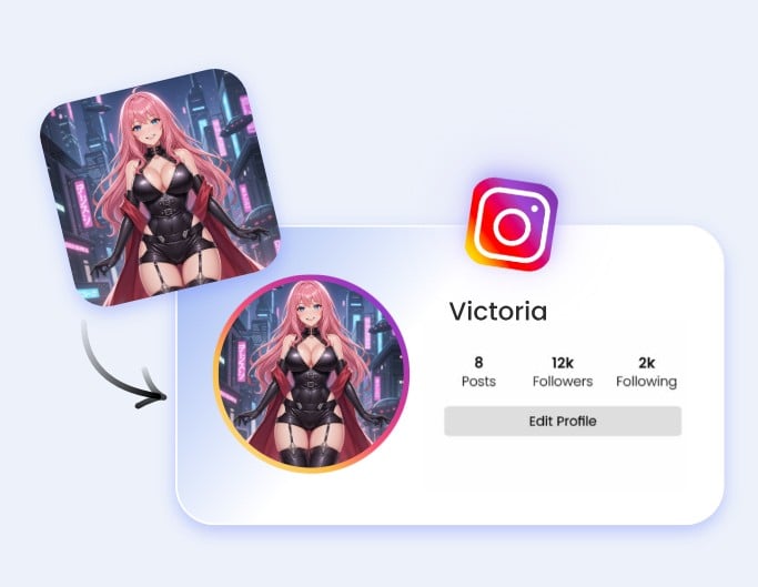 AI嫁メーカーでユニークなアバターをデザイン