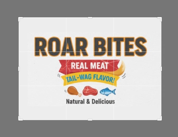 Use fotor to crop or resize a label image