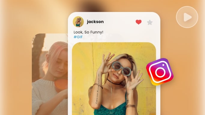 Use fotor to generate a short video of a lady wearing sunglasses for instagram reels