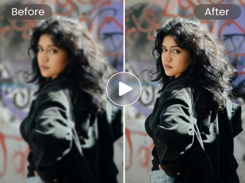 Verbessere mit fotor unscharfe videos