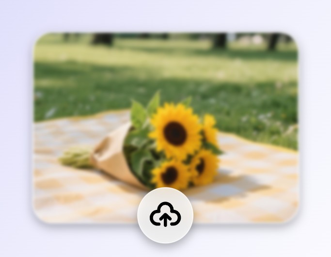 上傳一張向日葵花束的照片