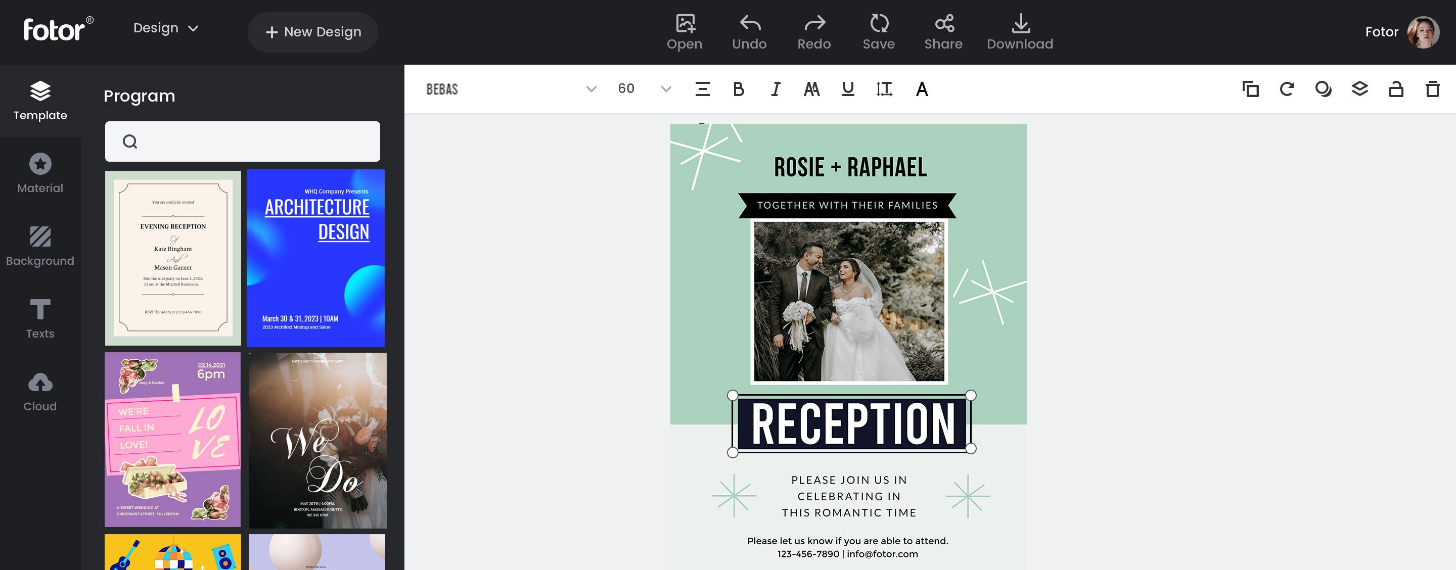 funeral-program-maker-design-personalized-funeral-program-online-fotor