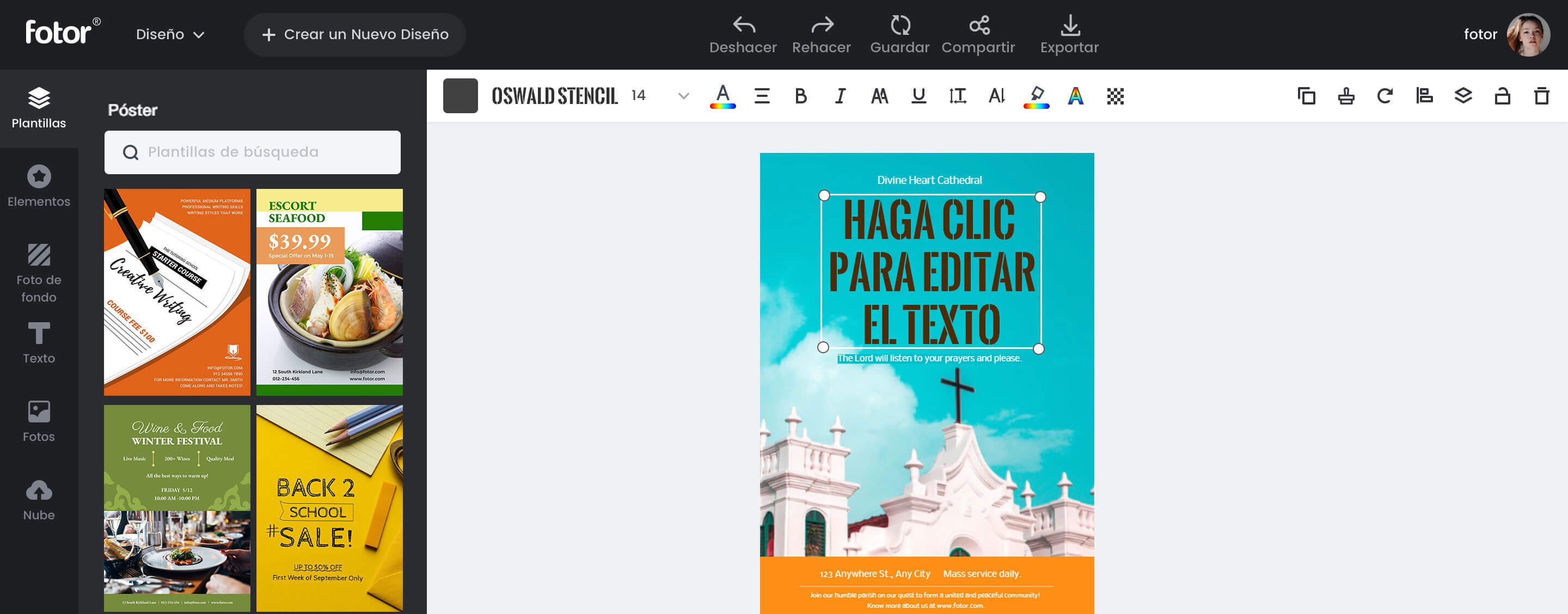 Crear posters gratis - Gestión de Presencia en Internet