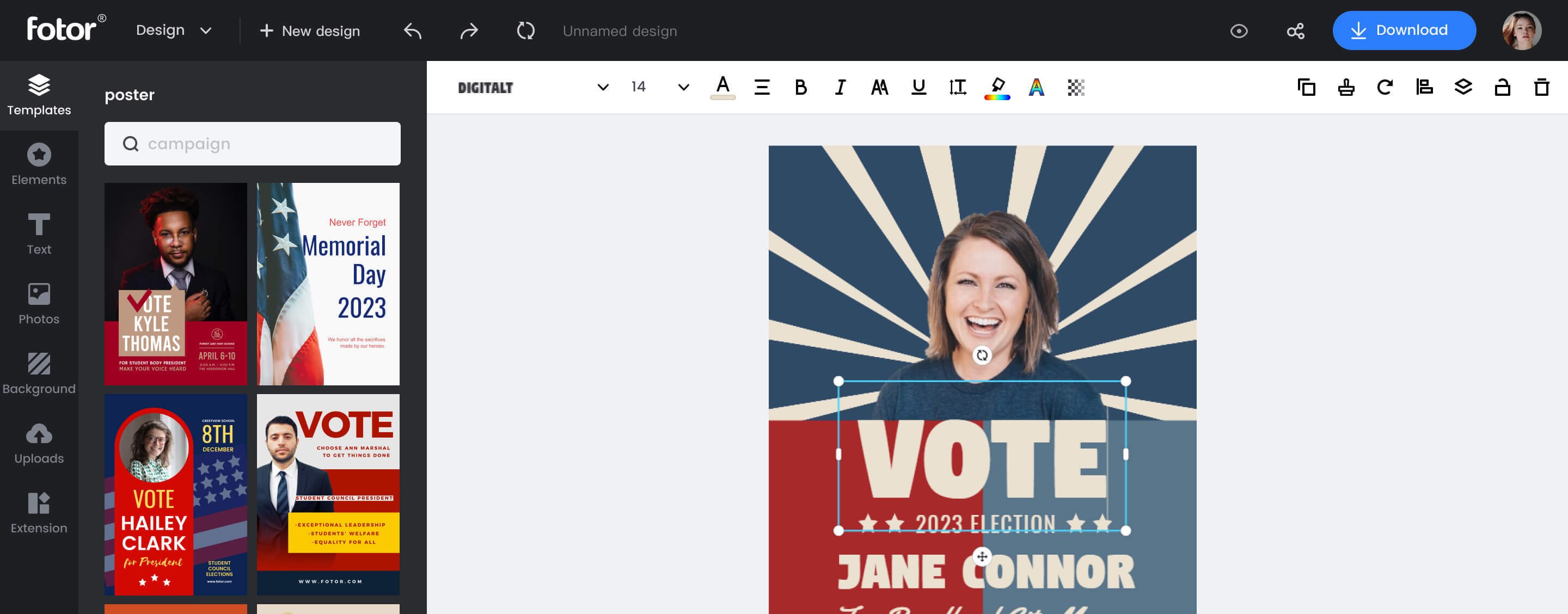Free Campaign Poster Maker: Create a Campaign Poster Online - Fotor
