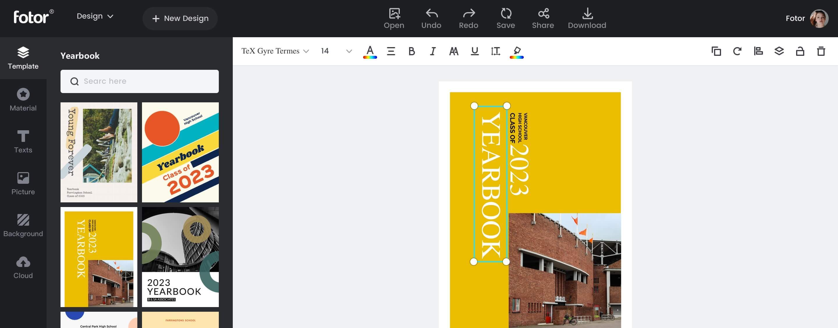 Yearbook Maker Design a Stunning Yearbook Online for Free Fotor