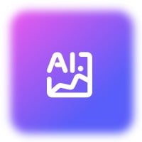 AI face recognition technology icon