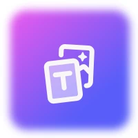 Ai text to image icon