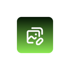 Batch text blur removal icon