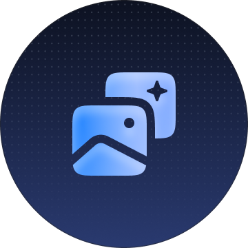 Enhance multiple photo types icon