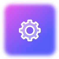 Gradient purple custom icon